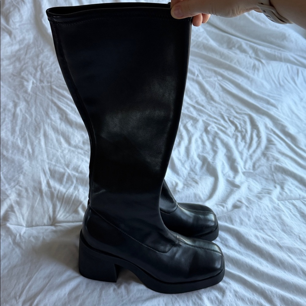 Women’s Azzahya Stretch Tall Combat Boots